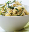 Basil and Corn Fusilli